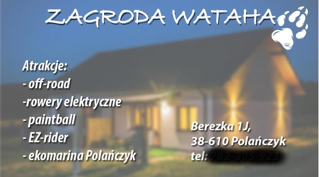 Zagroda Wataha 782 305 923 Polańczyk Kültér fotó